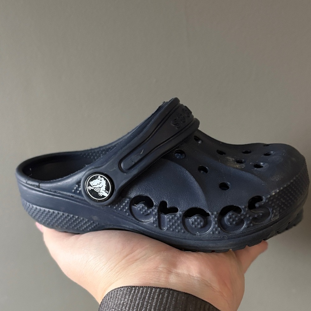 CROCS Kids Dark Blue Slippers